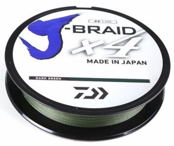 Line, J-Braid x4 40Lb 300Yd Dark Green