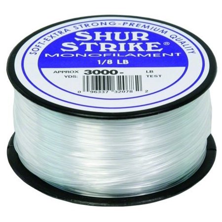 Line, Monofil. 50Lb Test 1/8Lb Spool 90Yd Clear