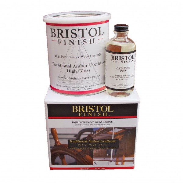 Varnish Kit, Bristol Finish Hi-Gloss Qt