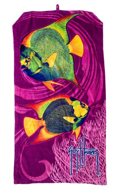 Sea Towel, Angel Reef 60" x 30"