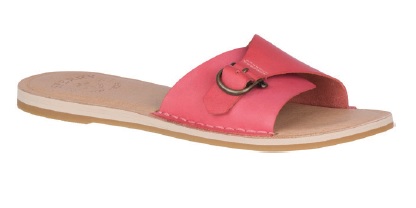 Sandals, Women's Seaport Slide Leather Nantucket Red