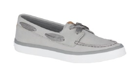 Sneakers, Women's Sailor Boat Leather Grey