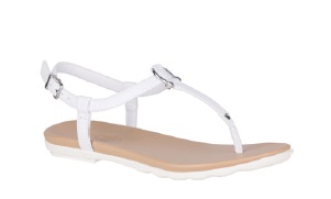 Sandals, Women's Saltwater Buckle White