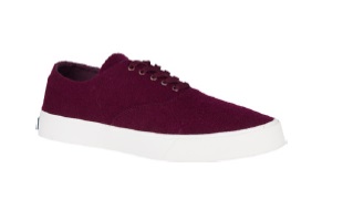 Sneaker, Men's Captain CVO Wool Burgundy