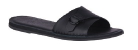 Sandals, Women's Seaport Slide Leather Black