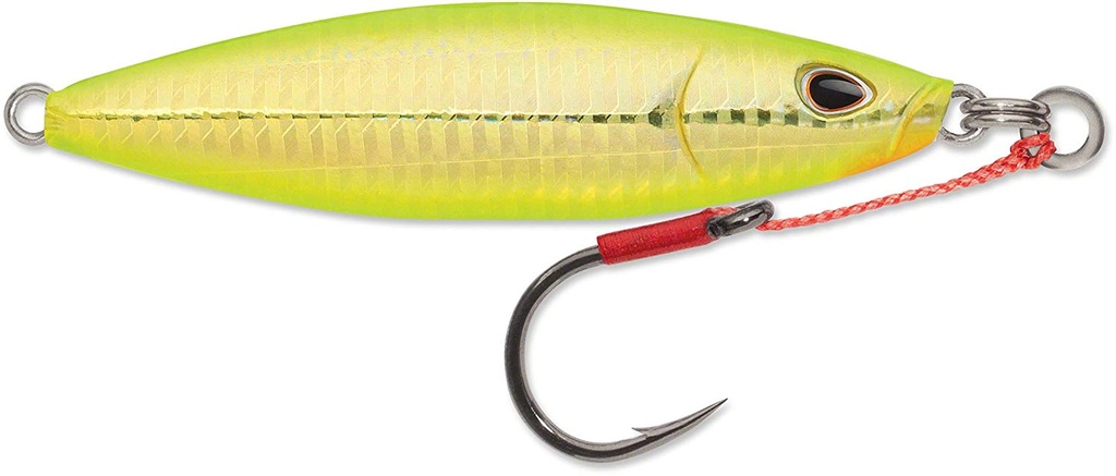 Jig, Koika 3-1/2oz 4" Silver Chartreuse