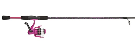 Rod/Reel, Amphibian Medium 5'6" Size 30 Pink