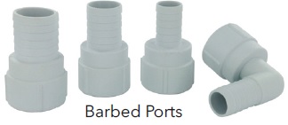 Barbed Port, 3/4" 90° for 24 & 25DA/25DA-24