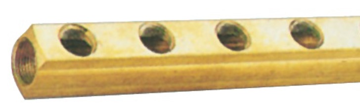 Manifold, Brass 4Tab-Port 1" X 1/2