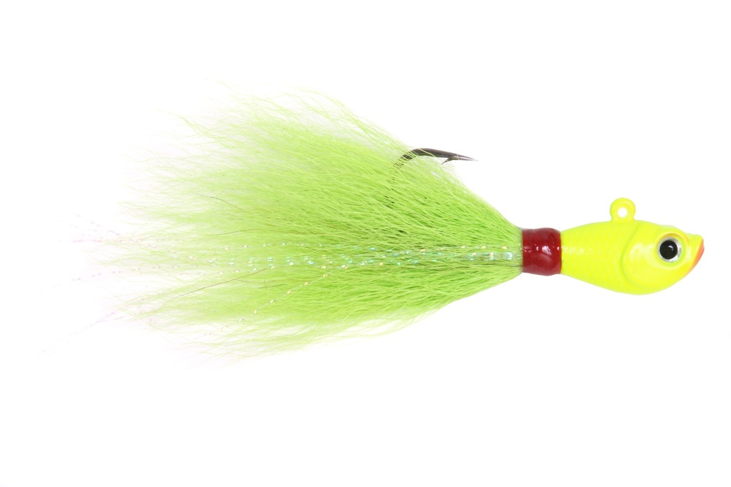 Jig, Bucktail Nickel Hook 2oz Chartreuse