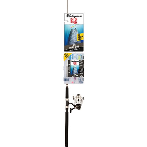 Rod/Reel, Striper with Tackle & Tackle Box 7' 2/Pc