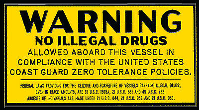 Engraved Plaque, No Illegal Drugs