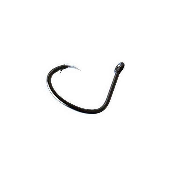 Hook, Lancet Circle Non-Offset 8/0 Lt Wire Black 7Pk