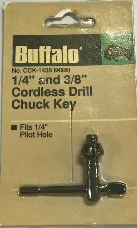 Chuck Key, 1/4 & 3/8" for Drill Machine