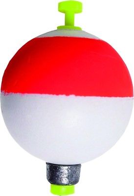 Float, Round Foam Snap-On 1" Red/White