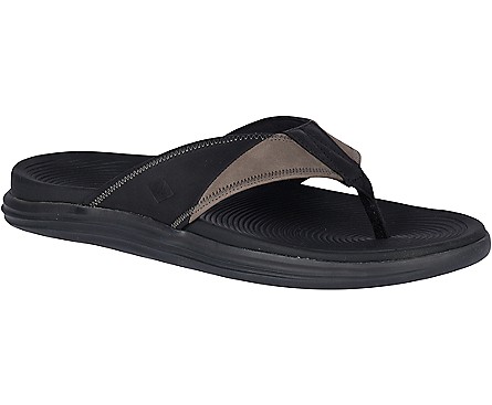 Sandals, Men's Regatta Thong Black Grey