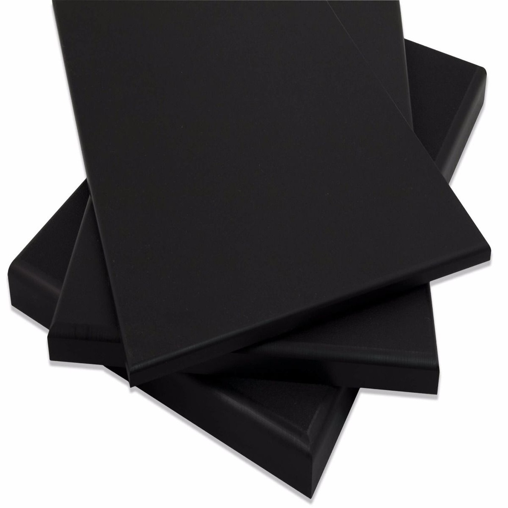 Starboard Sheet, 1/2" Width 4' Length:8' Black /LF