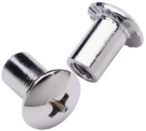 Sleeve Nut, Barrel Stainless Steel 10-24 Length:3/8" Phillips 12Pk