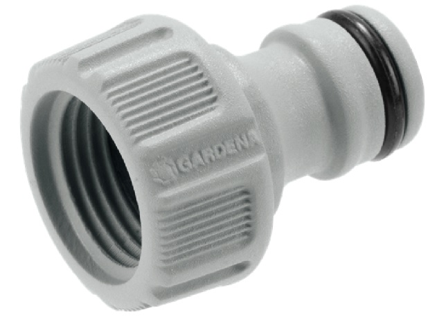 Connector, Tap 21mm (G 1/2")Thread to Clipin Male