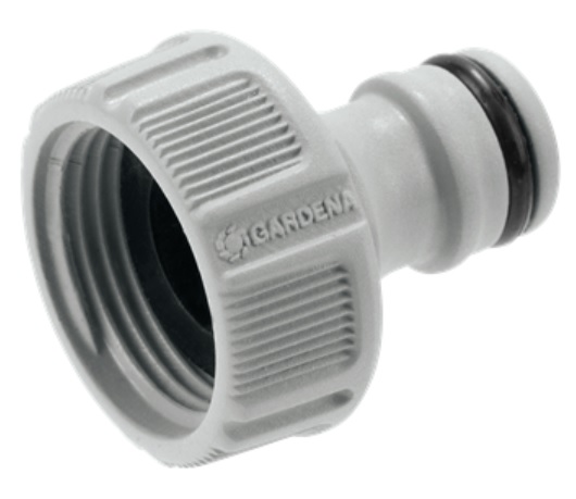 Connector, Tap 26.5mm (G 3/4") Thread to Clipin Male