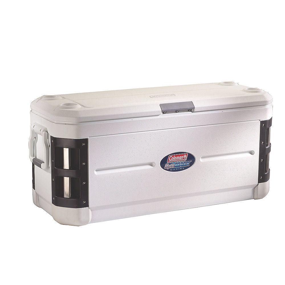 Cooler, Marine 200Qt Optimaxx White