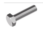 Hex Head Bolt, Stainless Steel A2 M16 x 130