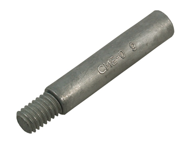 Anode, Pencil Zinc Length:1.5" for Plug3/8Npt