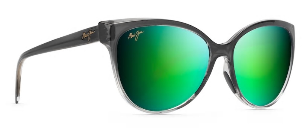 Sunglasses, Olu Olu Fr:Grey Fade Lens Green Mirror