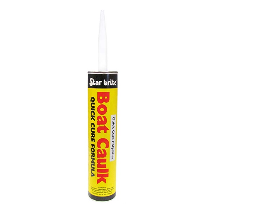 Caulk Boat, Quick Cure Poluether White