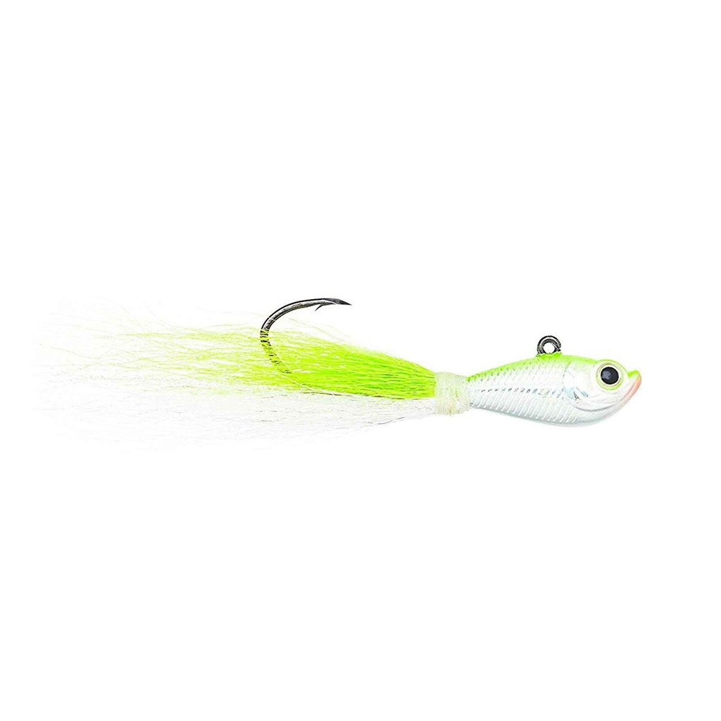 Jig, Pro-V Bucktail 3/4oz 3/0 Chartreuse