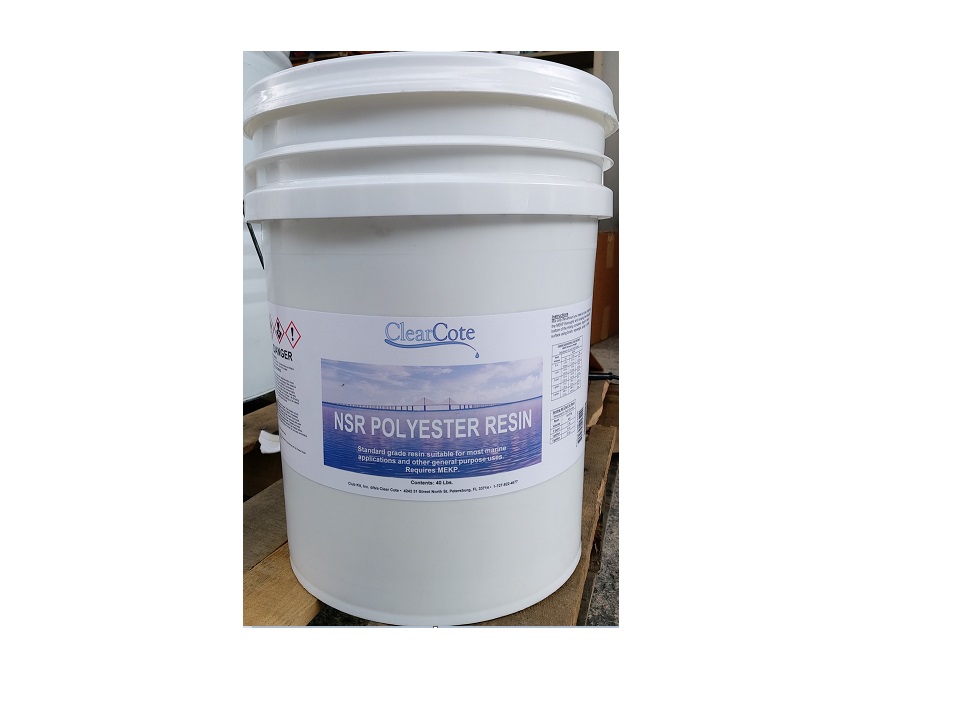 Polyester Resin, NSR without MEKP 5Gal Pail