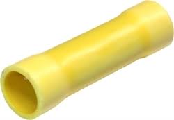 Butt Connector, Vinyl 12-10ga Yellow 100Pk