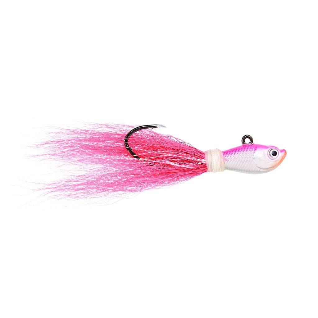 Jig, Pro-V Bucktail 3/4oz 3/0 Pink