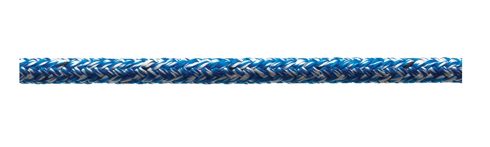 Dyneema Rope, Excel Fusion 75 8mm Blue per Foot