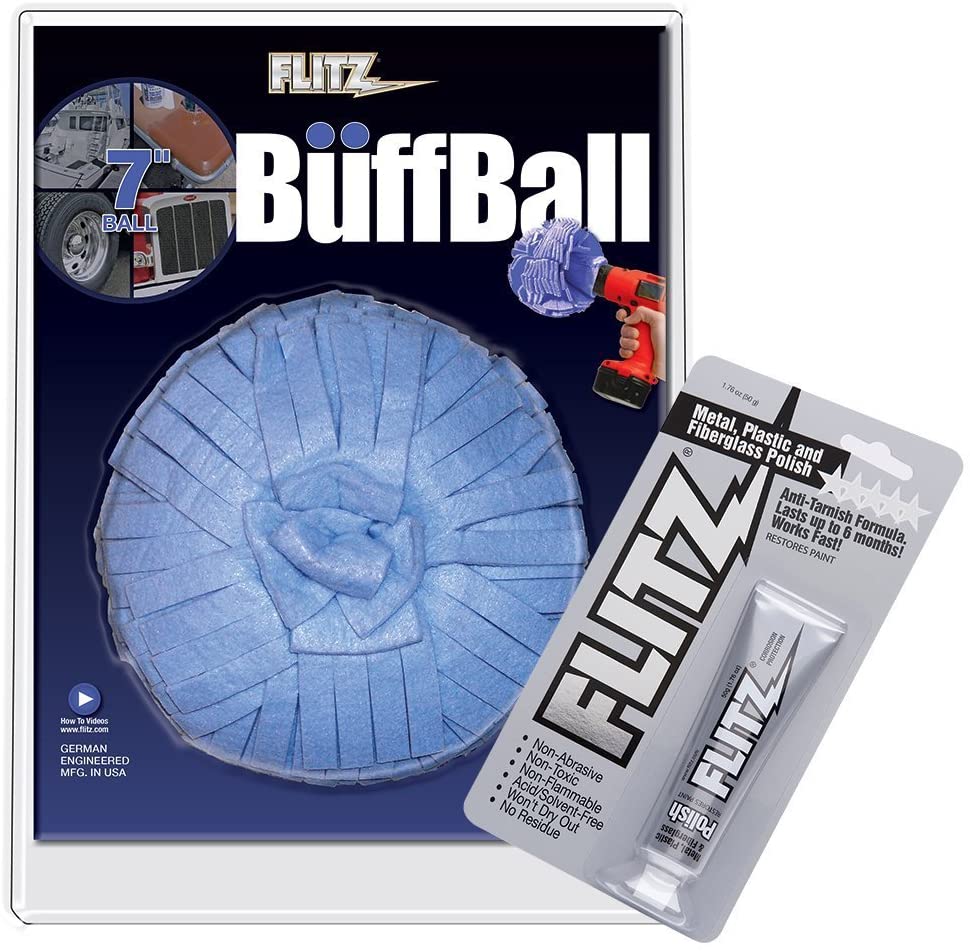 Buffing Ball, with 1.76oz Polish 7"