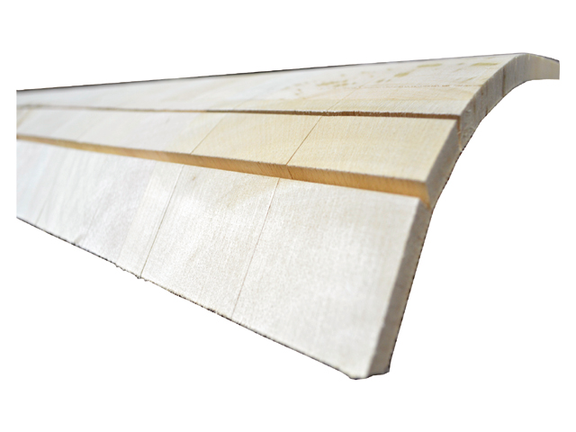 Balsa Panel, Flex 1/2" (13mm) End Grain Density: 9.5 lb/ft³ 2 x 4’