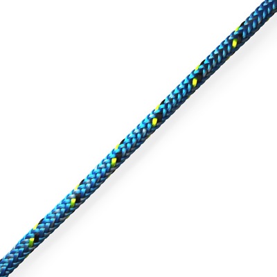 Dyneema Rope, Excel Racing 4mm Blue/Grey per Foot