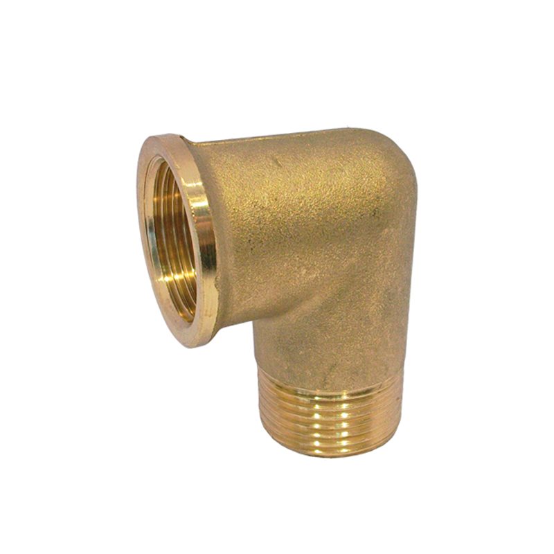 Elbow, Brass 1/4" Male Female 90º Non Tapered