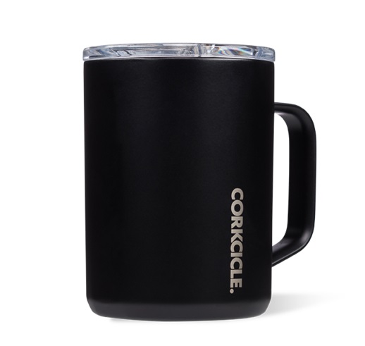 Mug, Coffee Matte Black 16oz