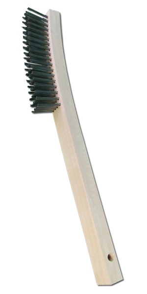 Wire Brush, Stainless Steel  14" x 1-1/8"