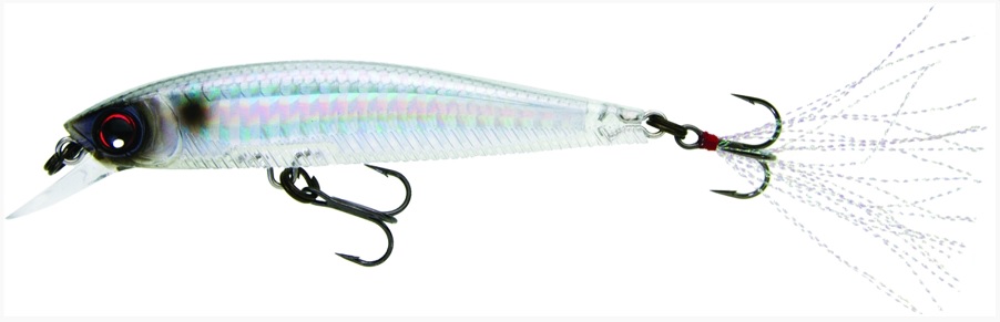 Lure, 3DB Jerkbait 3-1/2" 3/8oz Prism Ghost Shad