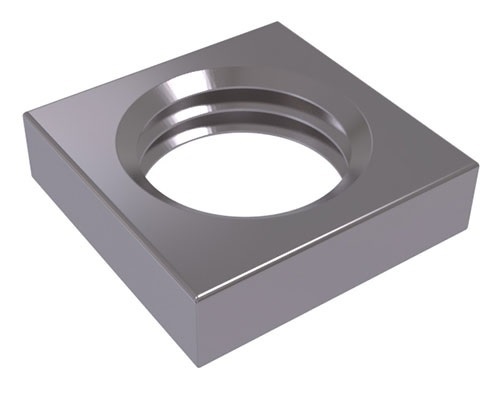 Nut, Square Thin A2 Stainless Steel Ø:5mm