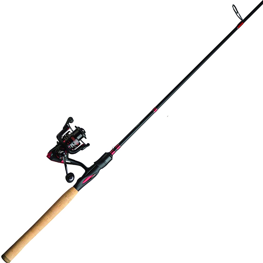 Rod/Reel, 2.5 Series Spin Medium 6'6" Black Red