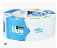 Masking Tape, MultiSurface 2" / 1.88" Blue Length:60Yd #2090