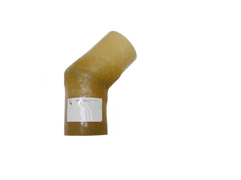 Exhaust Elbow, Fiberglass Ø3" x 45º