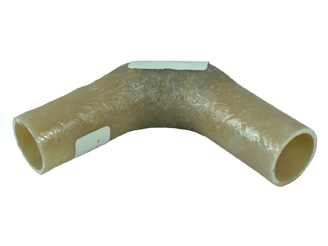 Exhaust Elbow, Fiberglass Ø4" x 90º