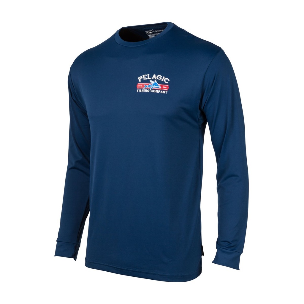 T-Shirt, Men's L/S Aquatek Fish Co Performance