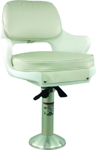 Chair/Pedestal Package, Yachtsman White