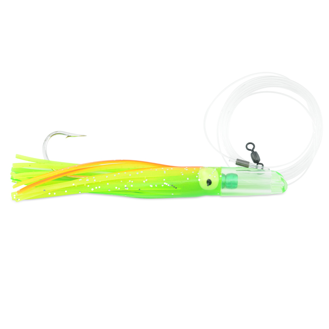 Lure, Rattle Jet 6-3/4" Green Chartreuse Mylar Rigged