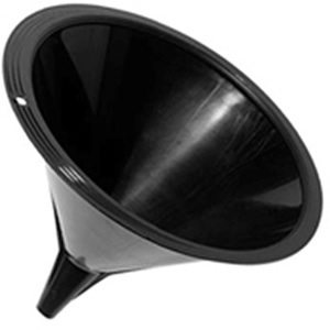 Funnel, Plastic 2 Quart Black